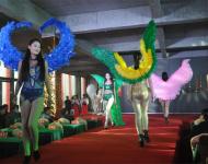 靓丽的模特带来精彩的节目表演——维密秀翅膀