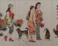 李慧绘画之人物